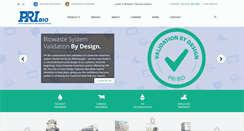 Desktop Screenshot of pri-bio.com